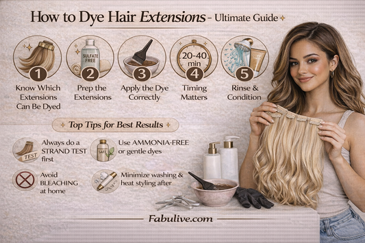 How to Dye Hair Extensions: A Complete Guide for the Best Results
