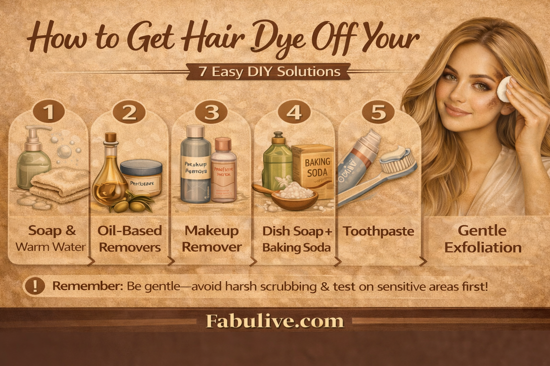 How to Get Hair Dye Off Your Skin: 7 Easy DIY Solutions