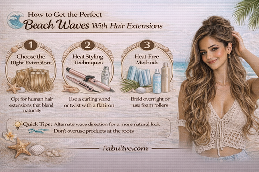 How to Get the Perfect Beach Waves with Hair Extensions