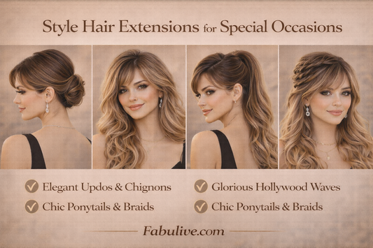 How to Style Hair Extensions for Special Occasions