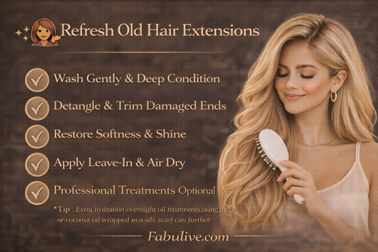 How to Refresh Old Hair Extensions and Bring Them Back to Life