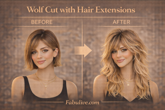 How to Rock a Wolf Cut with Hair Extensions