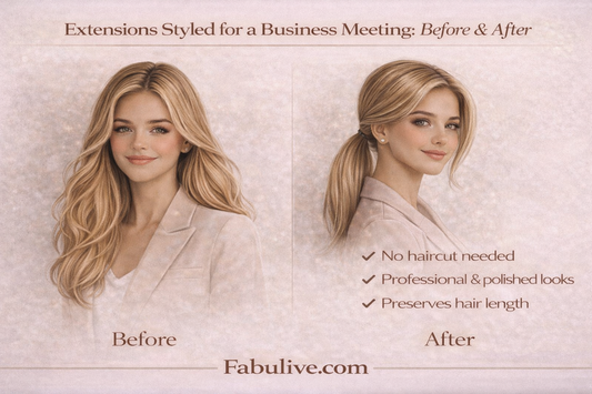 How to Style Hair Extensions for a Business Meeting