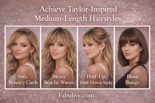 Taylor Swift’s Best Medium-Length Hairstyles & How to Recreate Them