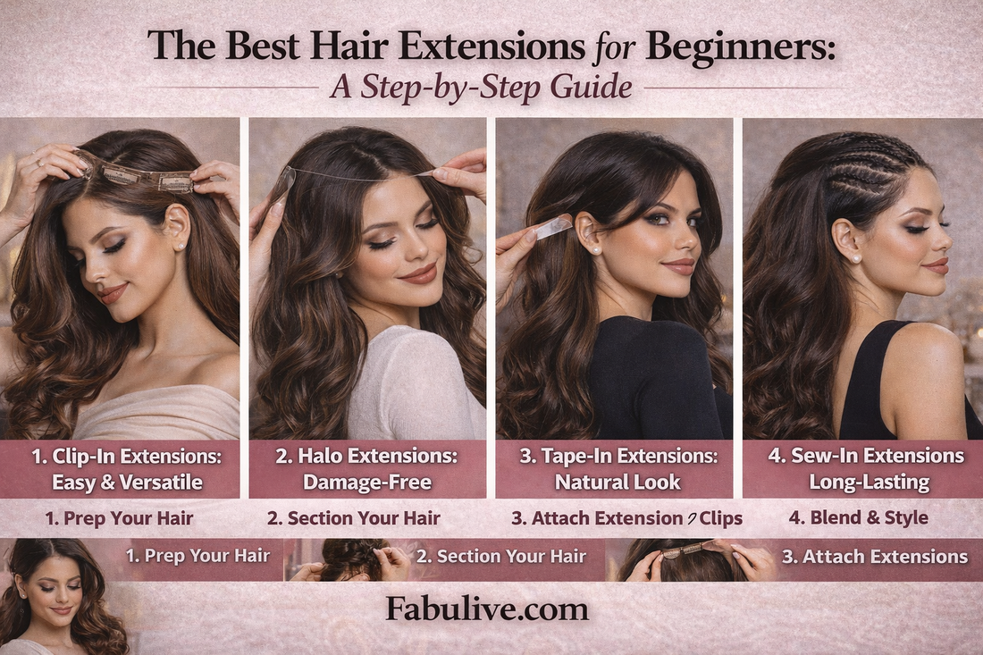 The Best Hair Extensions for Beginners – A Step-by-Step Guide
