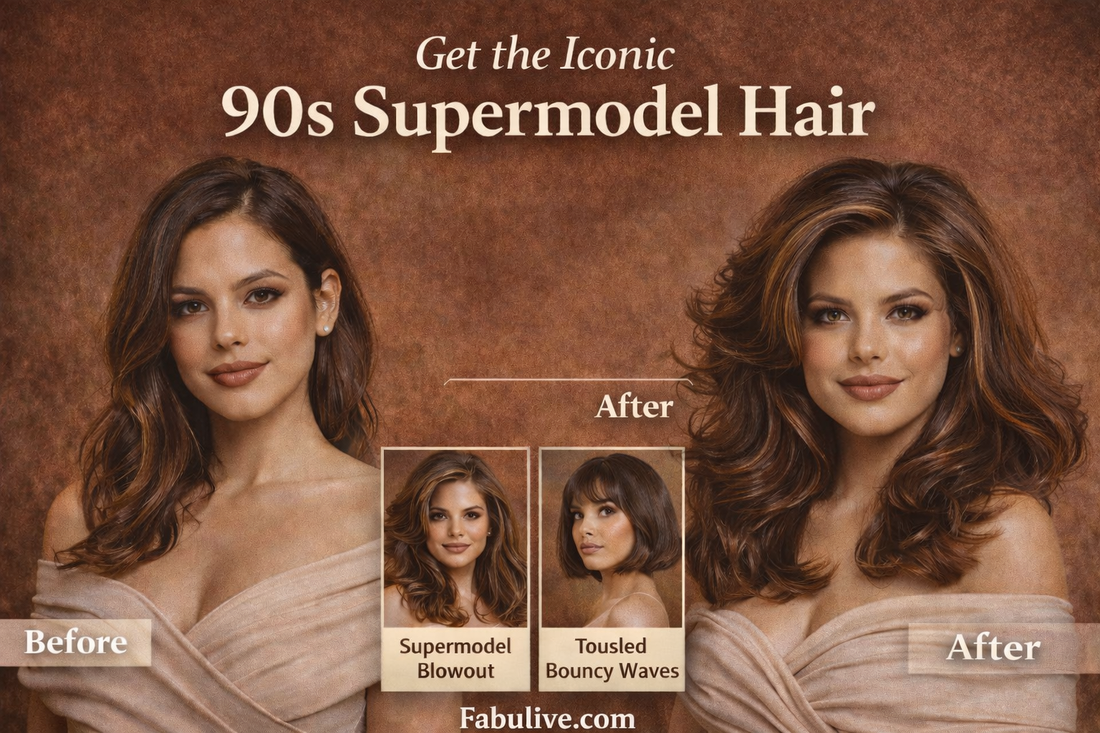 The Iconic 90s Supermodel Hair: How to Get the Look