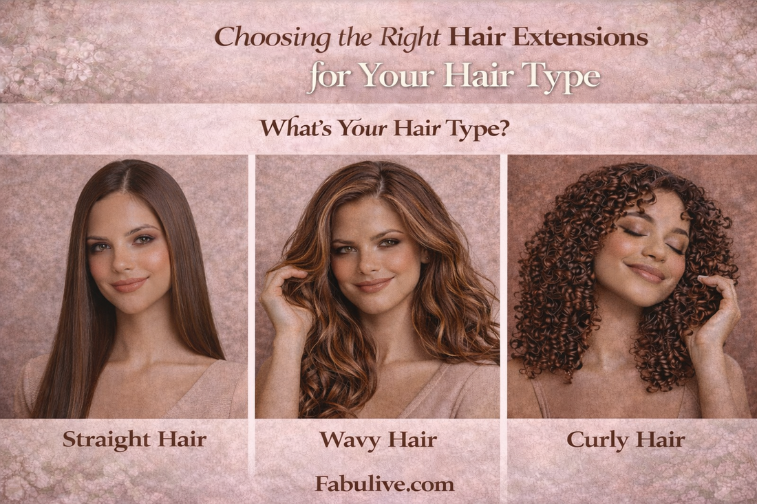 The Ultimate Guide to Choosing the Right Hair Extensions for Your Hair Type