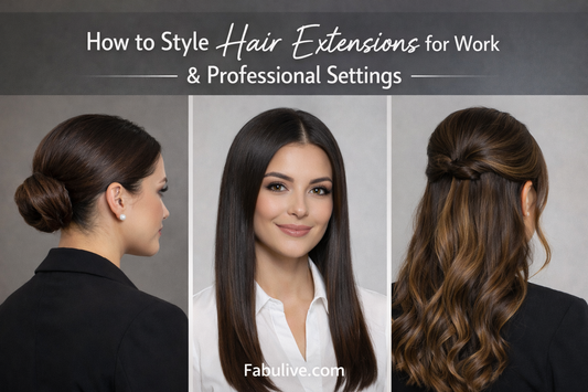How to Style Hair Extensions for Work and Professional Settings