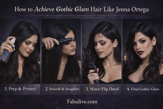Jenna Ortega’s Gothic Glam: How to Achieve Her Most Iconic Hairstyles