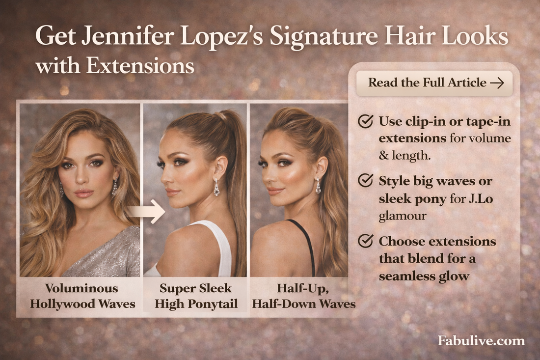 Jennifer Lopez Hair Extensions: How to Get Her Signature Look