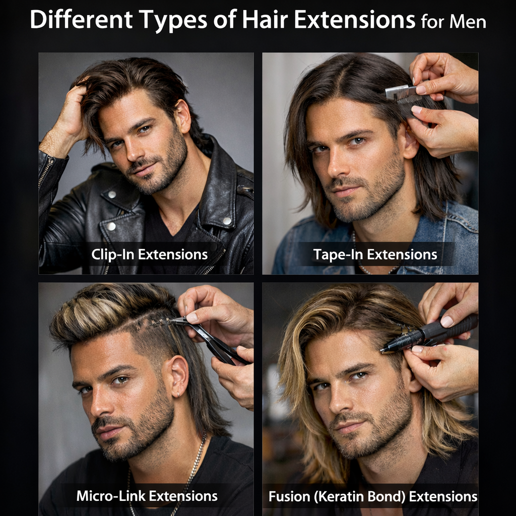 The Ultimate Guide to Hair Extensions for Men