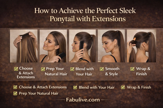 How to Achieve the Perfect Sleek Ponytail with Extensions