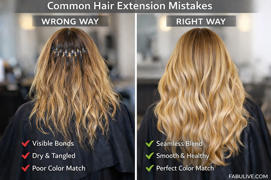 Understanding and Preventing Common Hair Extension Mistakes