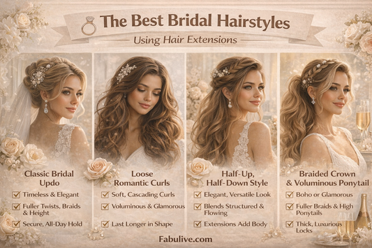 Wedding-Ready: The Best Bridal Hairstyles Using Hair Extensions