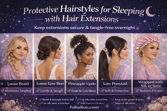 The Best Protective Hairstyles for Sleeping with Hair Extensions