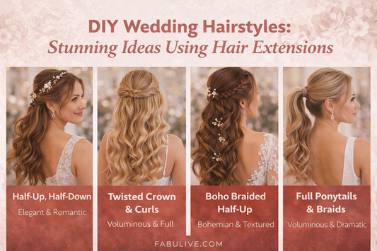 DIY Hairstyles for Weddings Using Hair Extensions