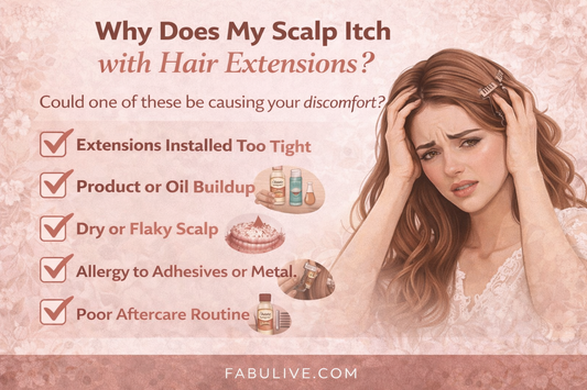 Why Does My Scalp Itch with Hair Extensions? Fixes & Prevention