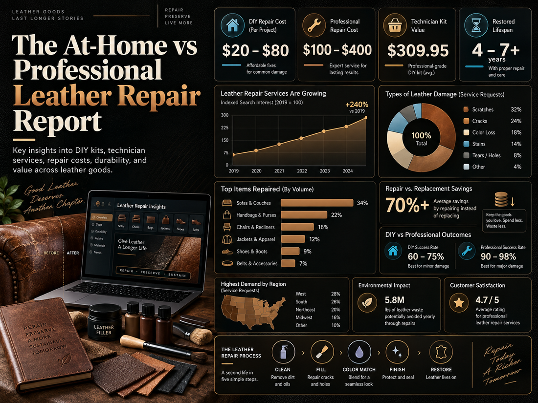 The At-Home vs Professional Leather Repair Report
