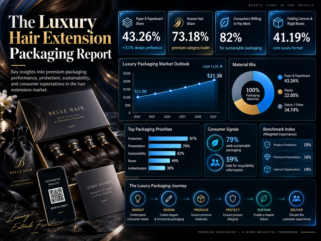 The Luxury Hair Extension Packaging Report