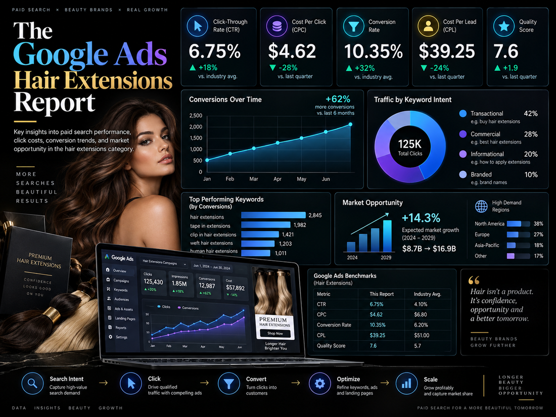 The Google Ads Hair Extensions Report
