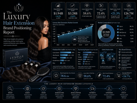 The Luxury Hair Extension Brand Positioning Report