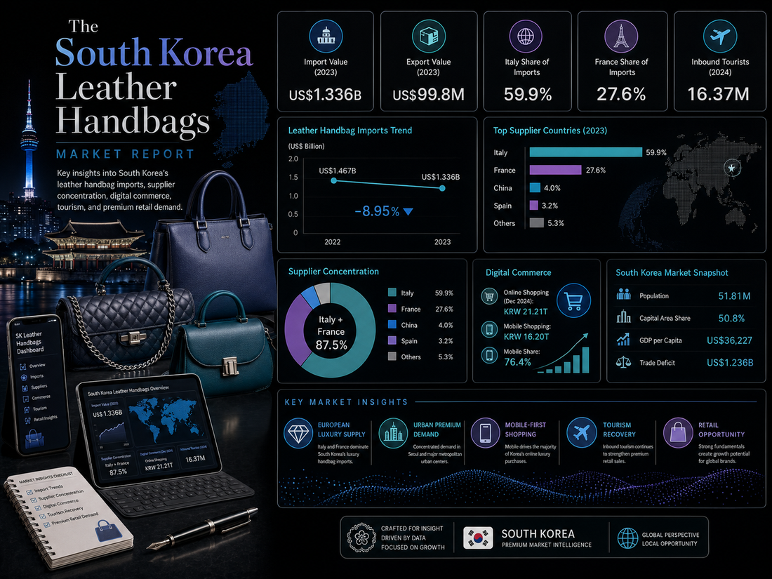 The South Korea Leather Handbags Market Report