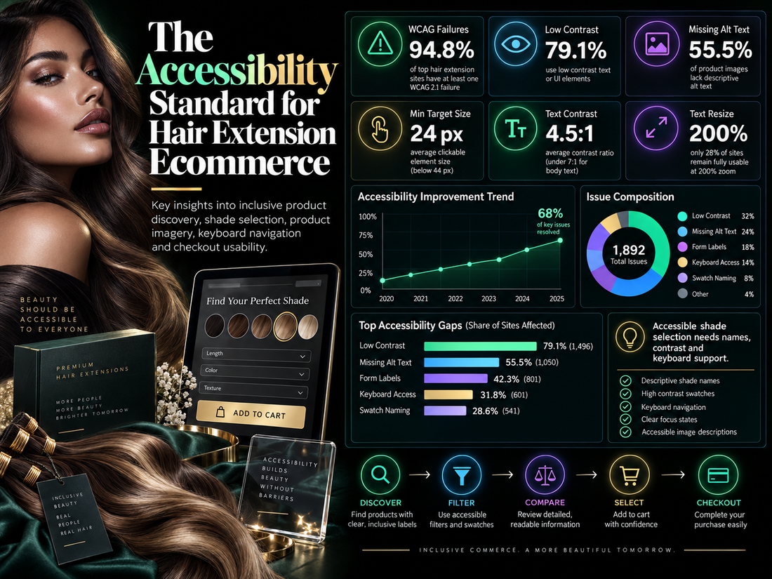 The Accessibility Standard for Hair Extension Ecommerce