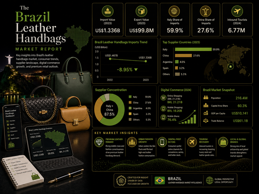 The Brazil Leather Handbags Market Report