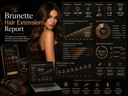 The Brunette Hair Extensions Report