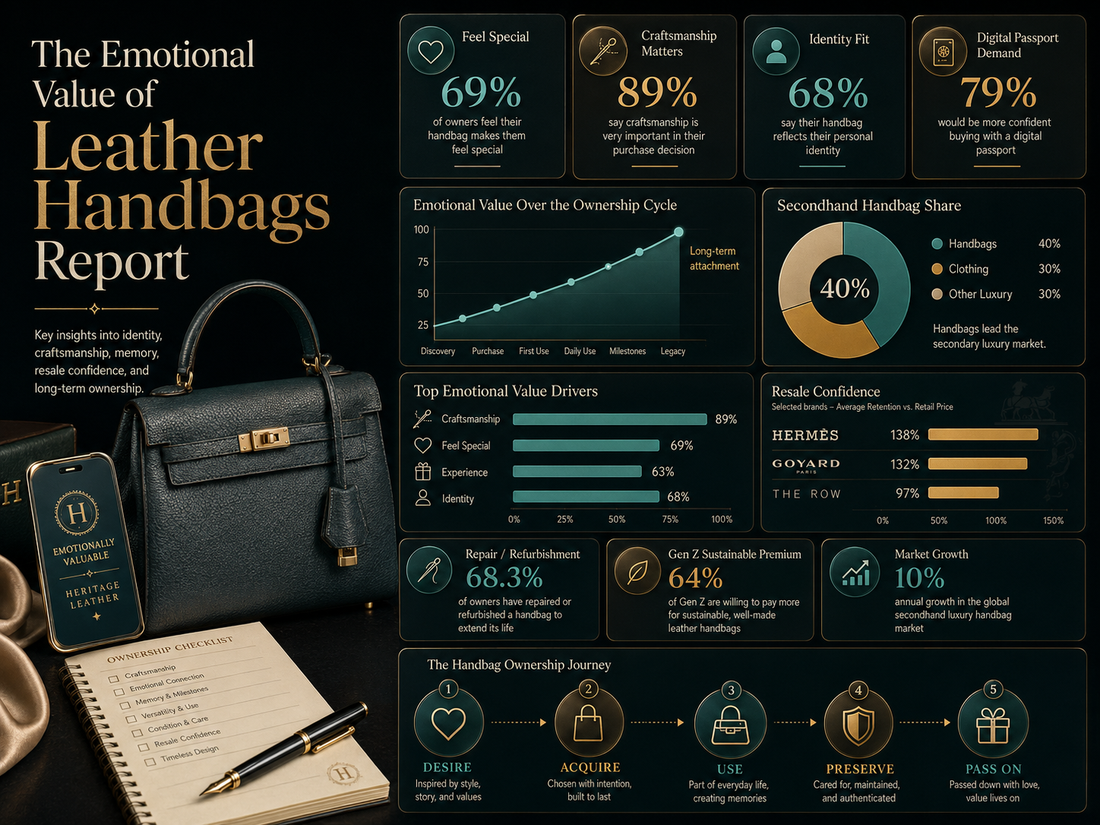 The Emotional Value of Leather Handbags Report