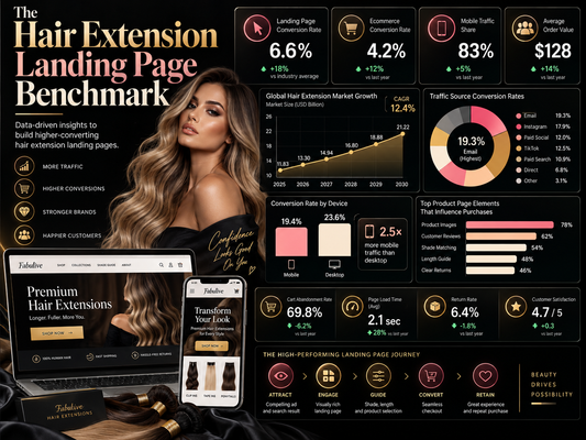 The Hair Extension Landing Page Benchmark