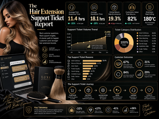 The Hair Extension Support Ticket Report