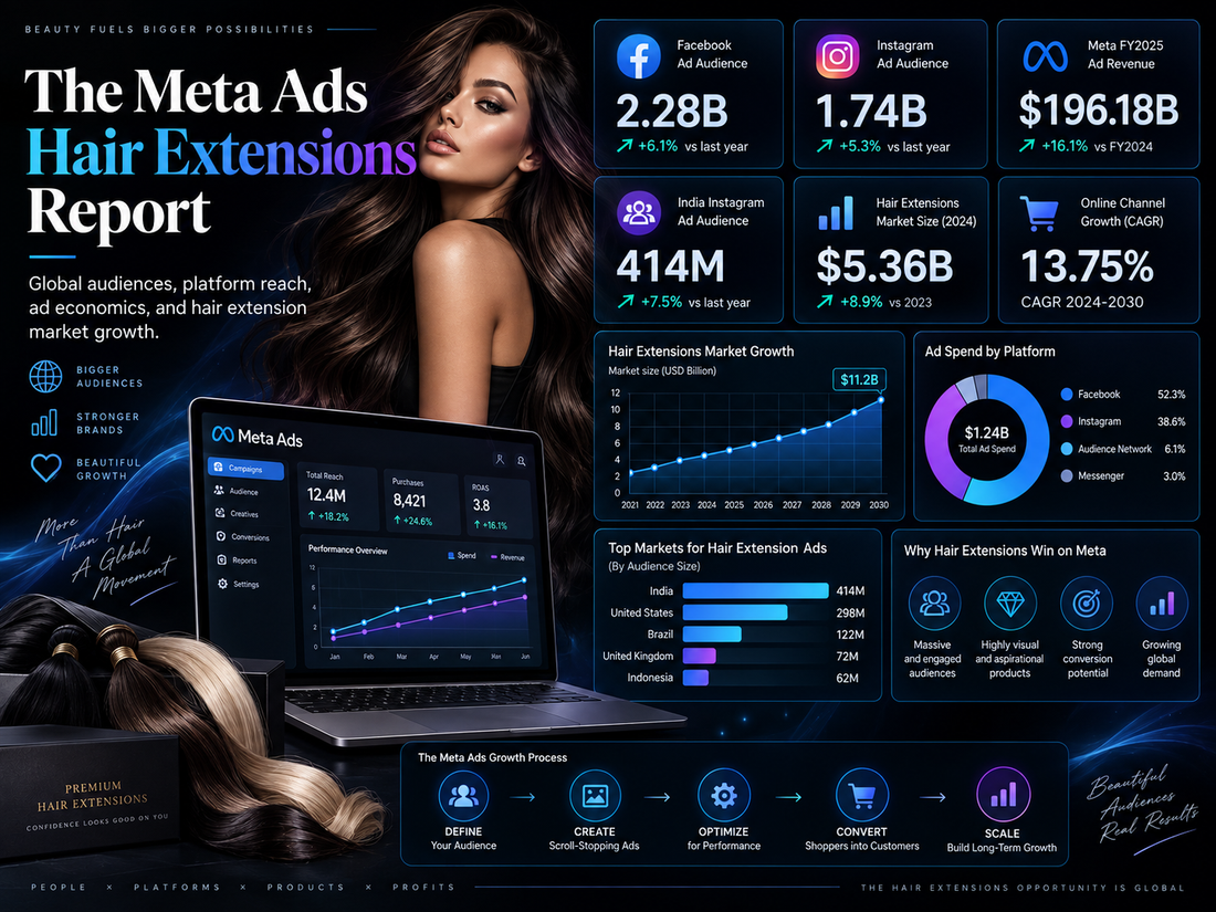 The Meta Ads Hair Extensions Report