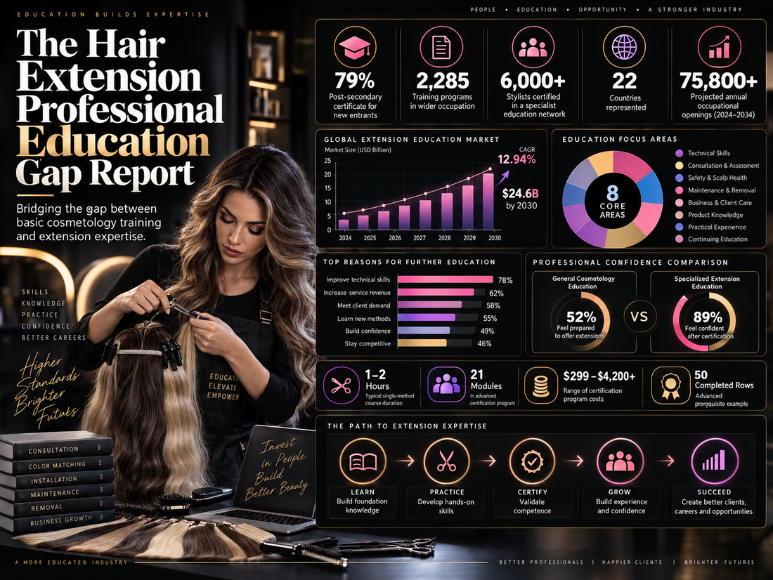 The Hair Extension Professional Education Gap Report