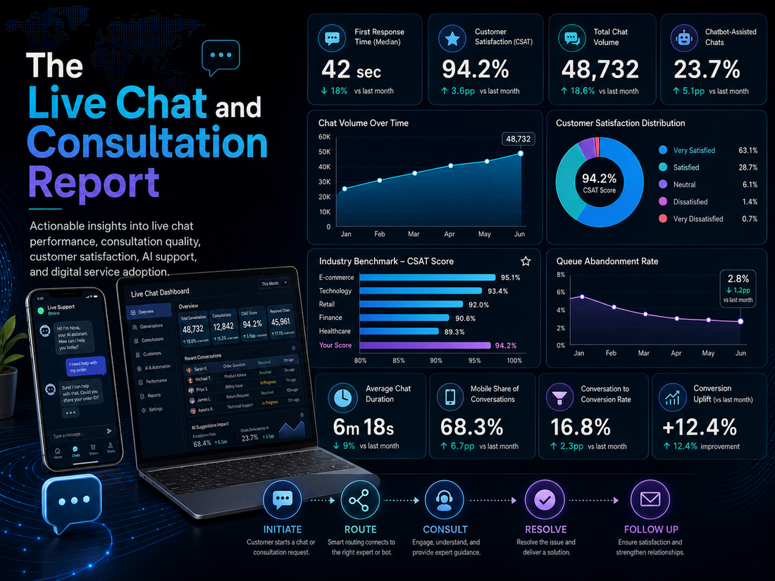 The Live Chat and Consultation Report