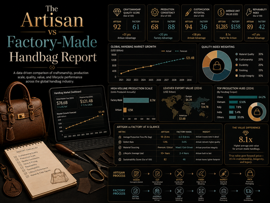 The Artisan vs Factory-Made Handbag Report