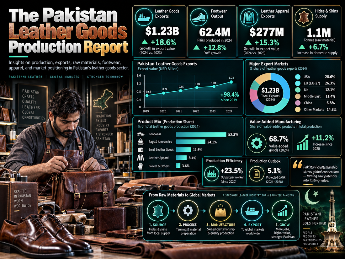 The Pakistan Leather Goods Production Report