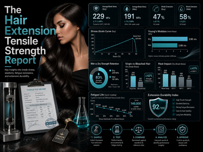 The Hair Extension Tensile Strength Report