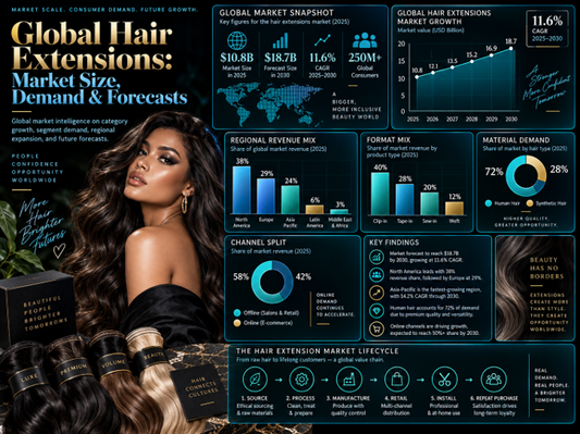 Global Hair Extensions: Market Size, Demand & Forecasts