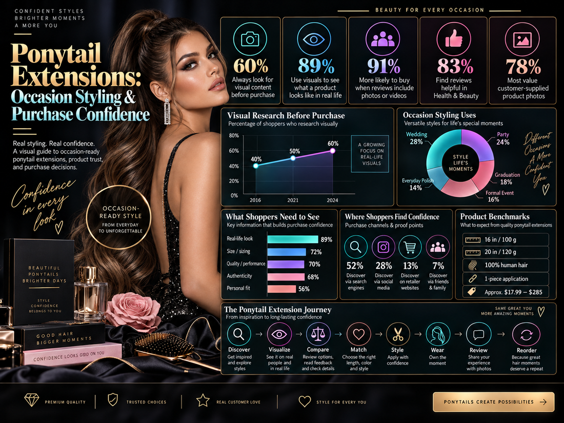 Ponytail Extensions: Occasion Styling & Purchase Confidence