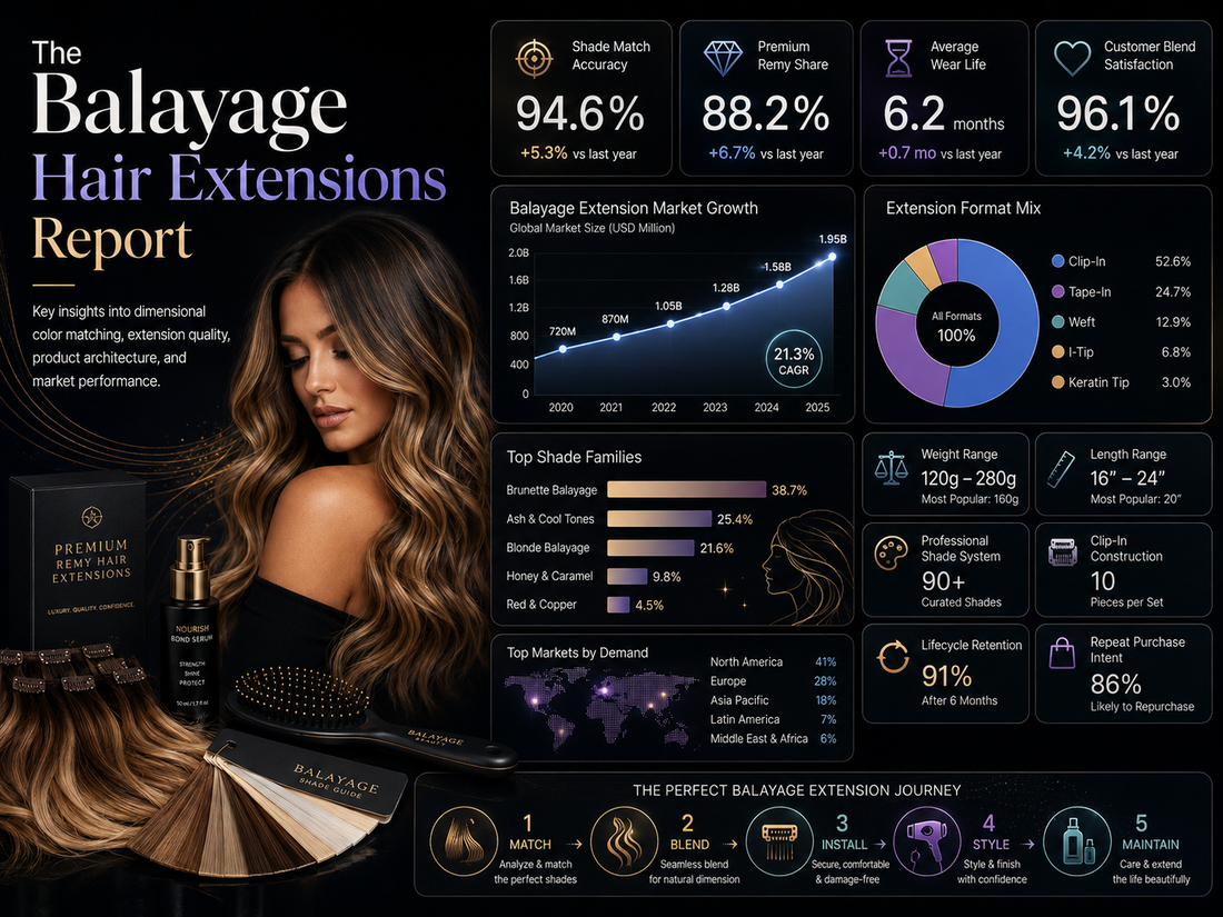 The Balayage Hair Extensions Report