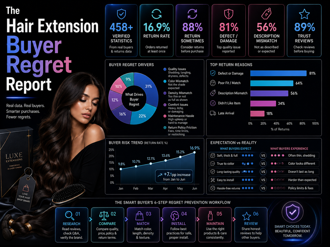 The Hair Extension Buyer Regret Report