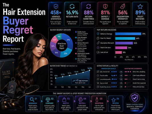 The Hair Extension Buyer Regret Report