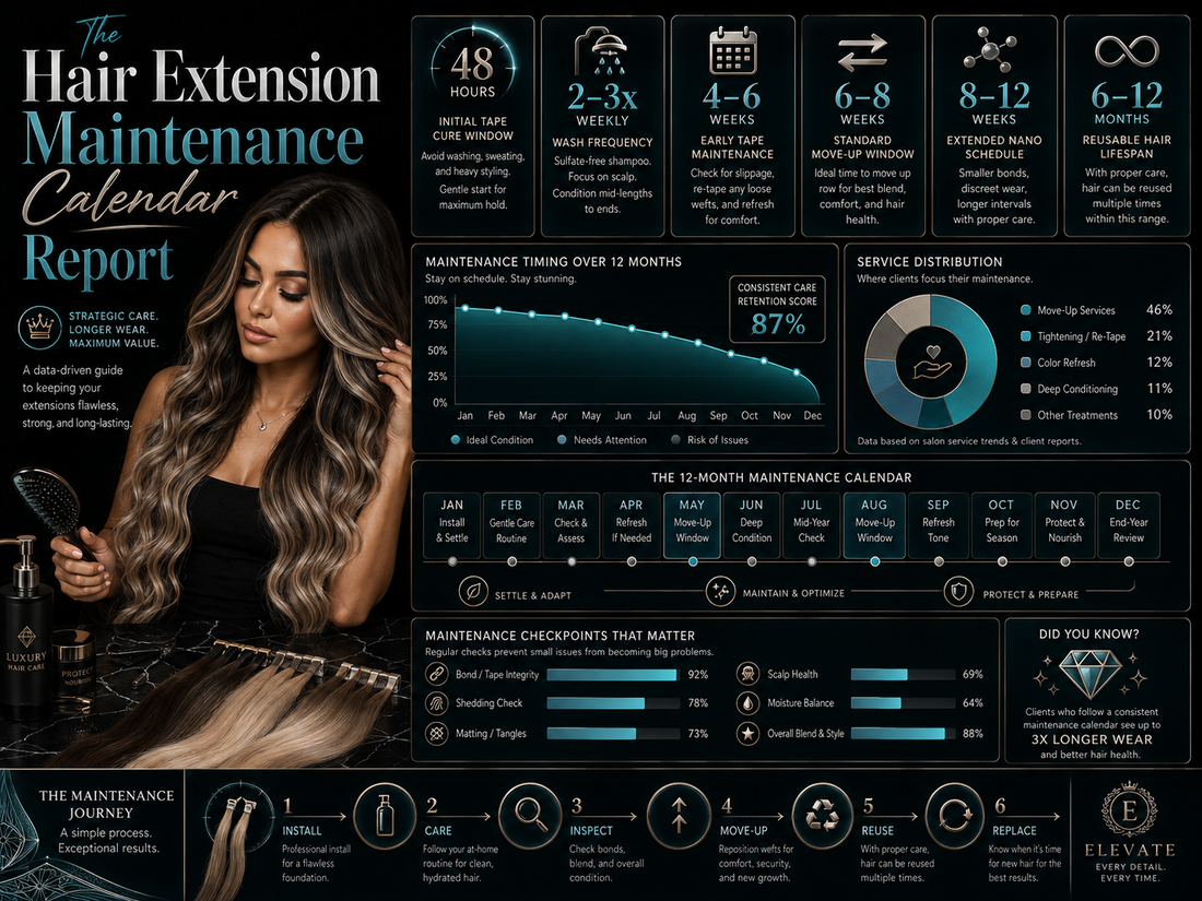 The Hair Extension Maintenance Calendar Report