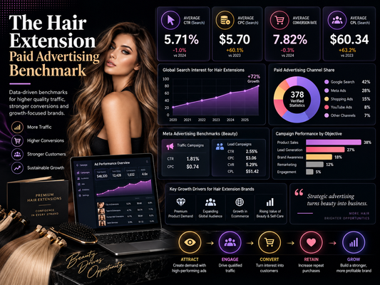 The Hair Extension Paid Advertising Benchmark