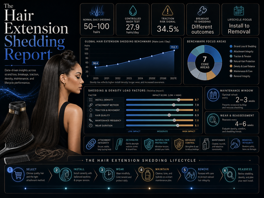 The Hair Extension Shedding Report