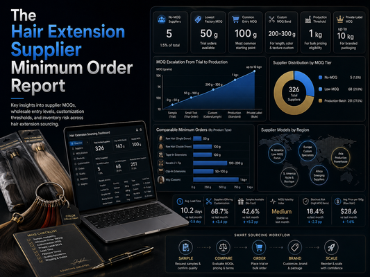 The Hair Extension Supplier Minimum Order Report
