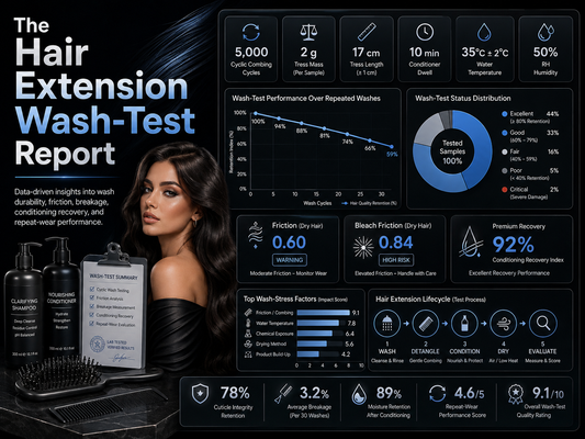 The Hair Extension Wash-Test Report
