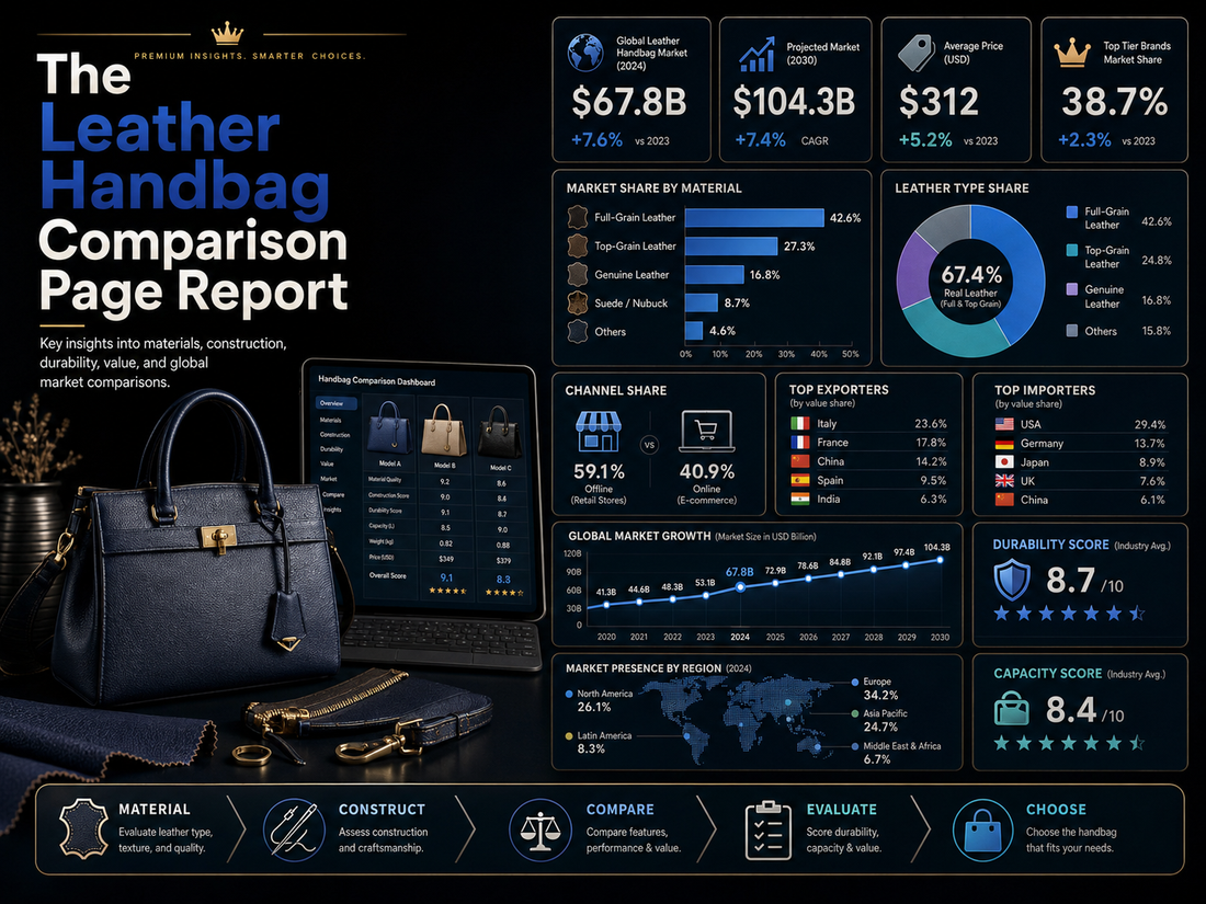 The Leather Handbag Comparison Page Report