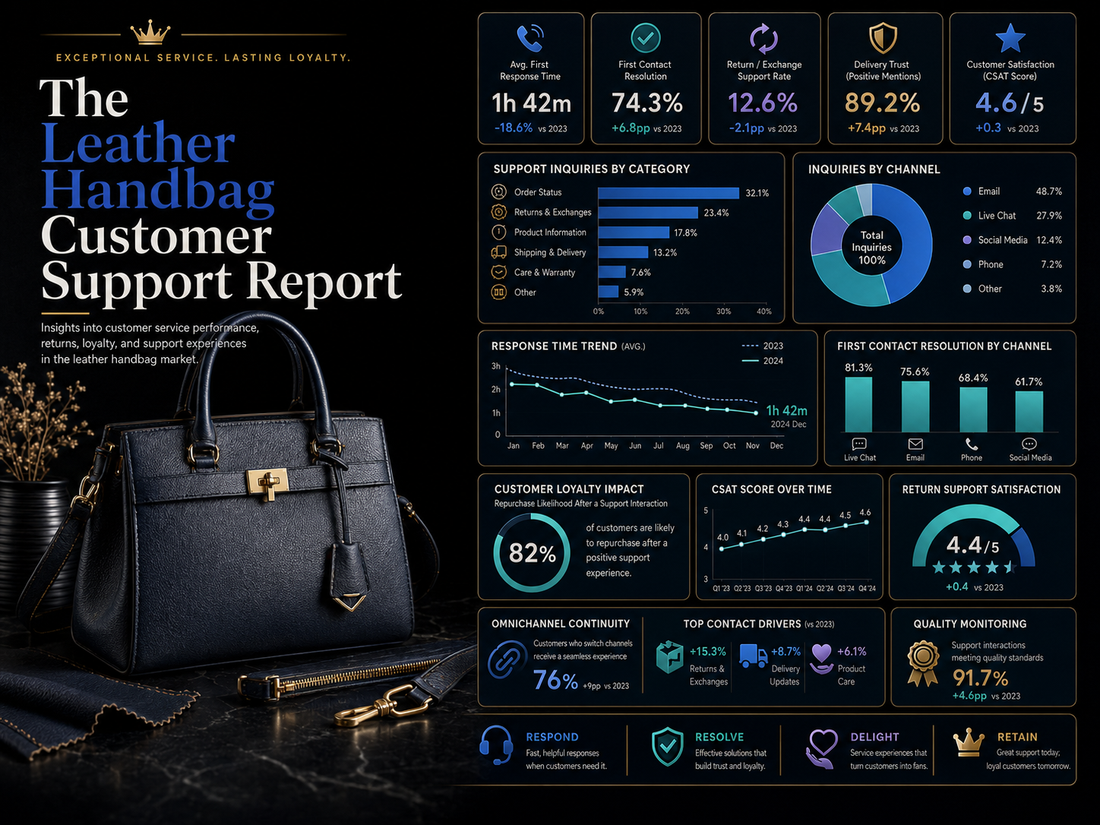 The Leather Handbag Customer Support Report